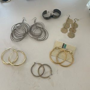 Vintage statement earrings